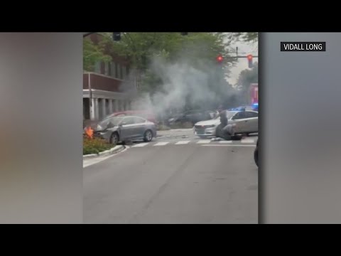 Witnesses describe police chase that began in bowling green ended in fiery crash in uptown maumee.jpg